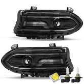 VehicleAid Headlights For 2015-2022 Dodge Charger